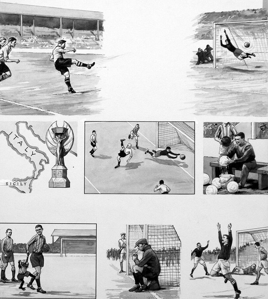 The Story of Soccer 3 art by Ralph Bruce
