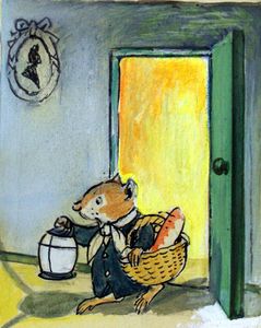 The Wind in the Willows: Ratty leaves home art by Philip Mendoza