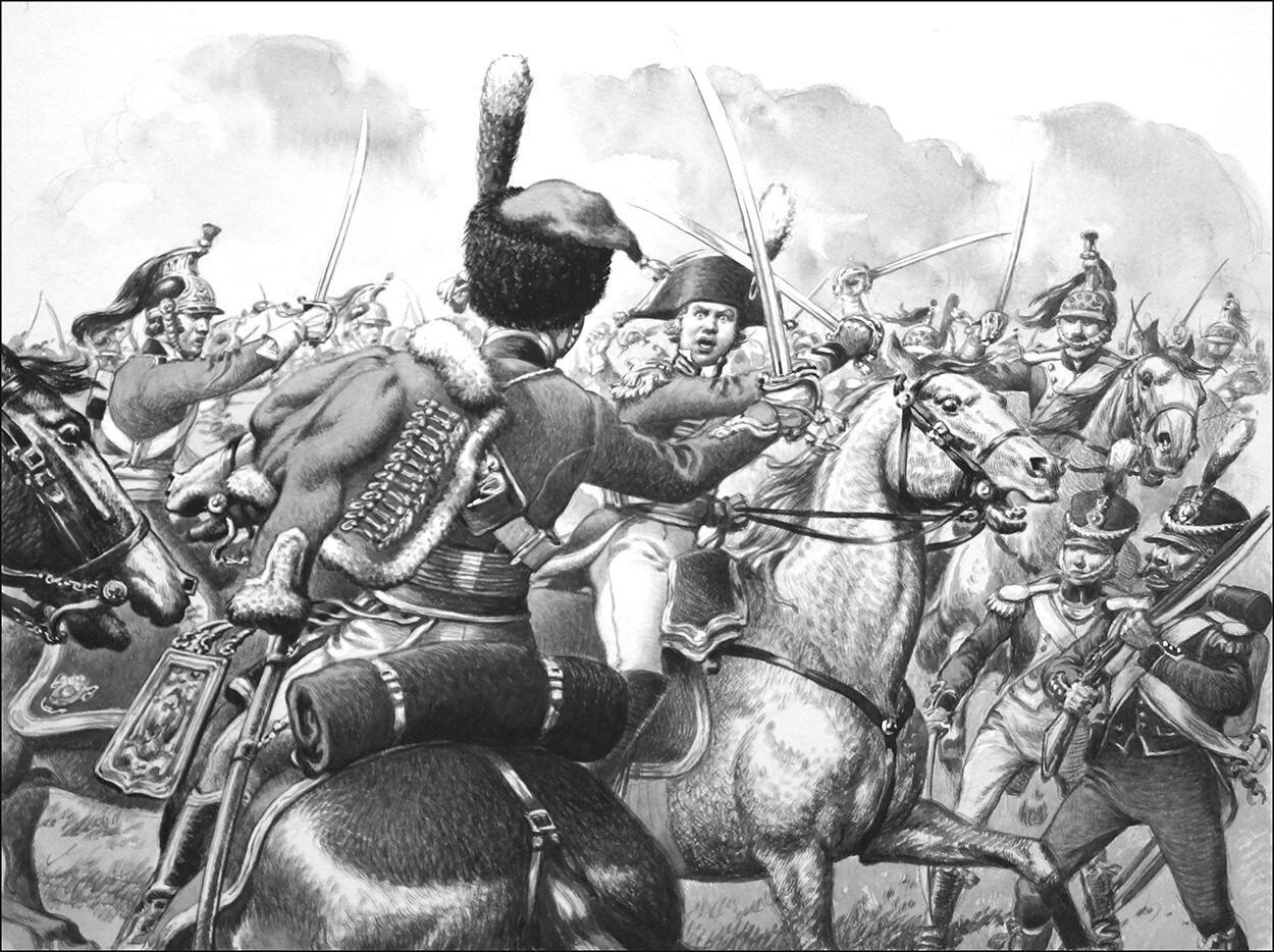 The Bravery of the Duke of Cumberland art by Patrick Nicolle
