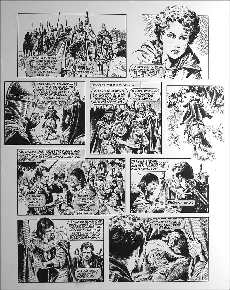 2nd page of episode art by Mike Noble