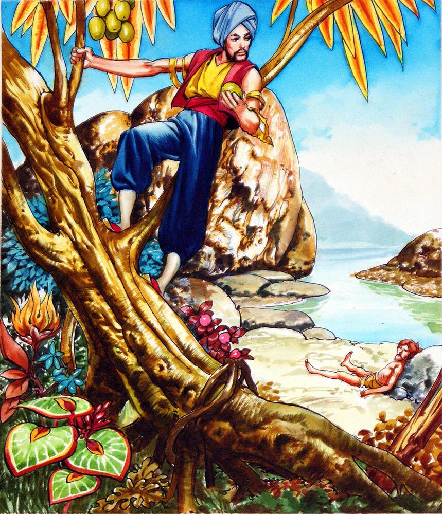 Climbing the Fruit Tree art by Nadir Quinto