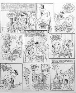 Just William - The Outlaws Confront Dimtitch art by Arthur Ranson