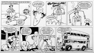 Inspector Gadget from 'Look In' 2 art by Arthur Ranson