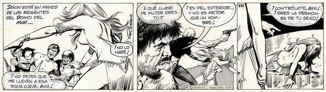 AXA daily strip 422 - The Desired art by Enric Badia Romero