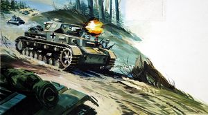 Battle of the Bulge art by Gerry Wood