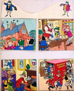 Mr Toad and the Thieving Chimney Sweeps art by Peter Woolcock