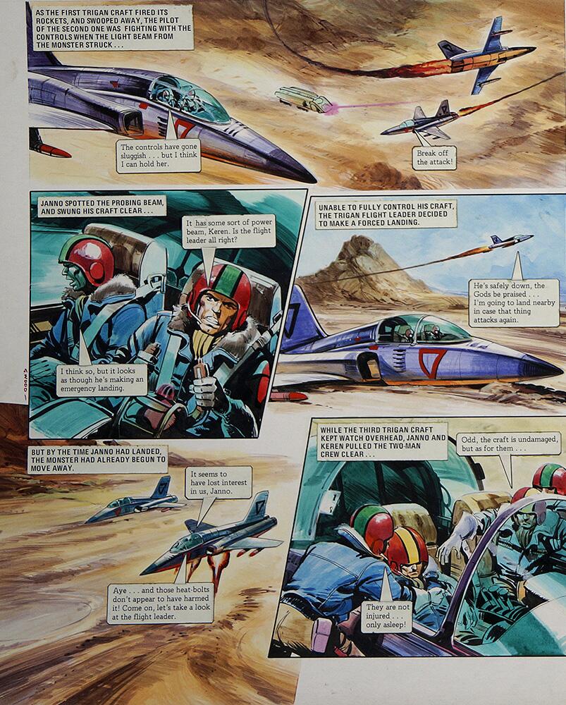 Left Hand Page art by Gerry Wood