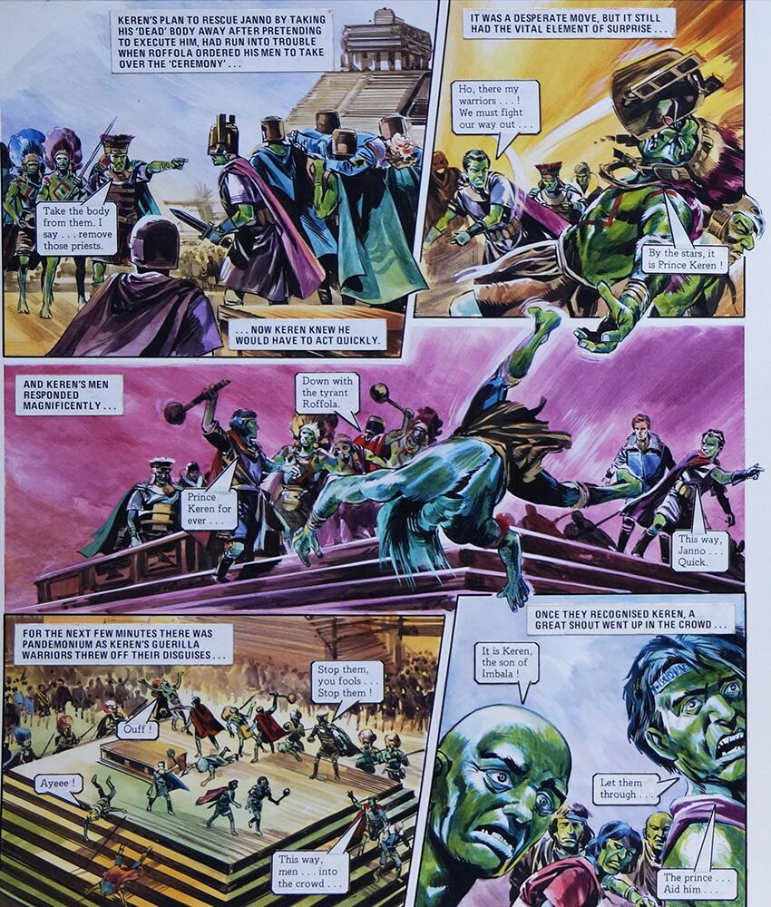 Left Hand Page art by Gerry Wood