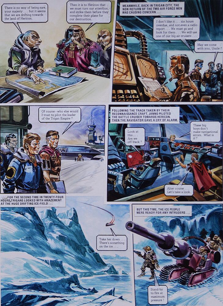 Right Hand Page art by Gerry Wood