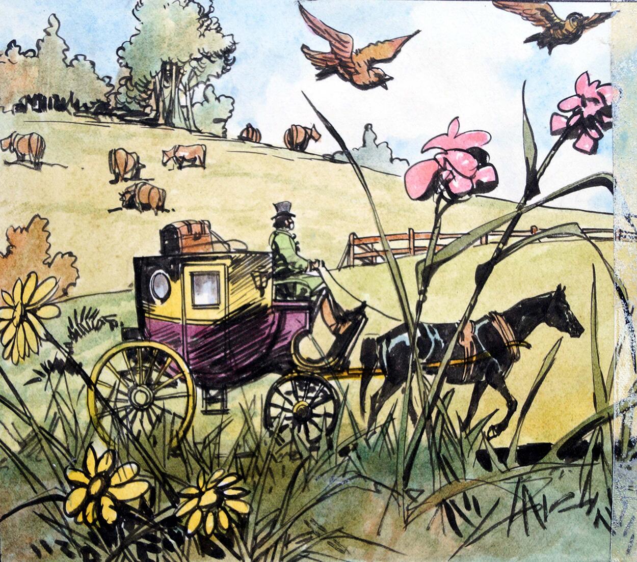 Black Beauty - Through The Fields art by Carlos Roume