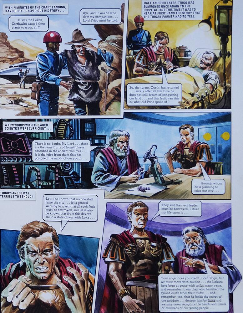 Right Hand Page art by Gerry Wood