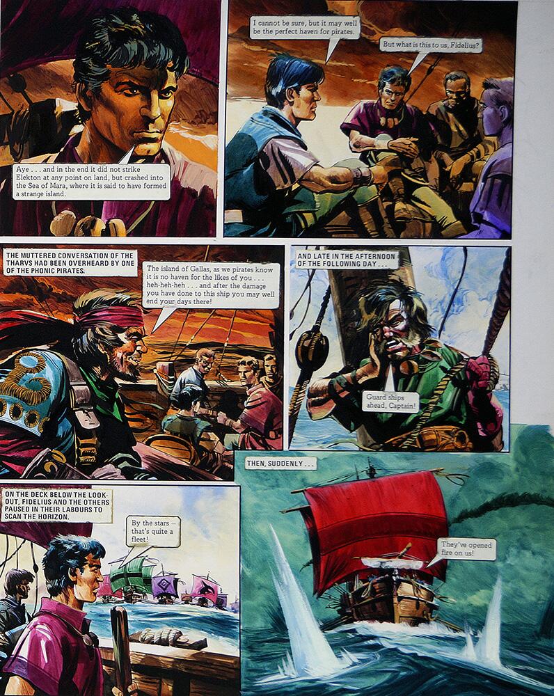 Right Hand Page art by Gerry Wood