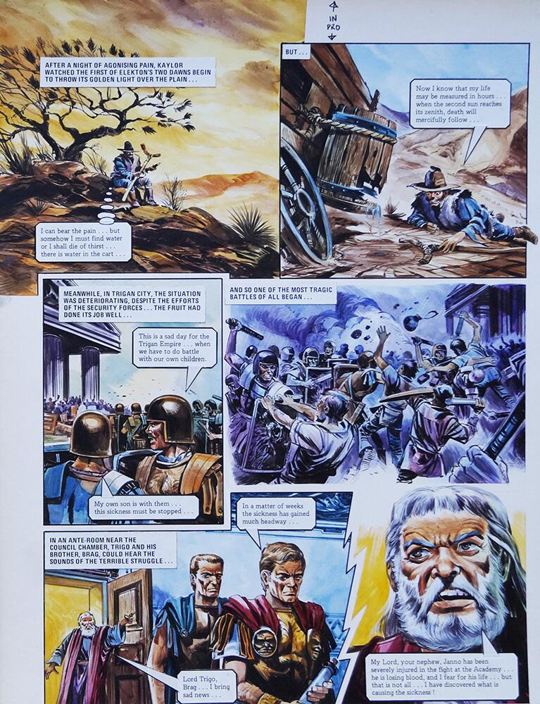 Right Hand Page art by Gerry Wood