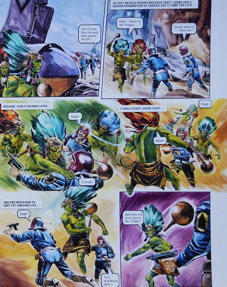 Right Hand Page art by Gerry Wood