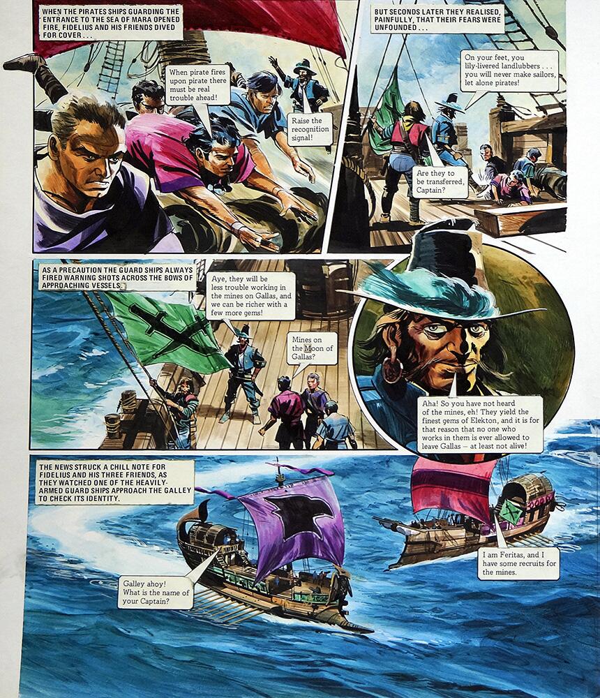Left Hand Page art by Gerry Wood