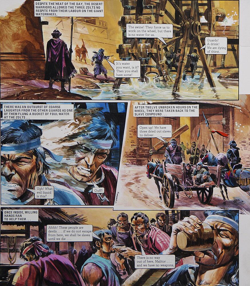 Left Hand Page art by Gerry Wood