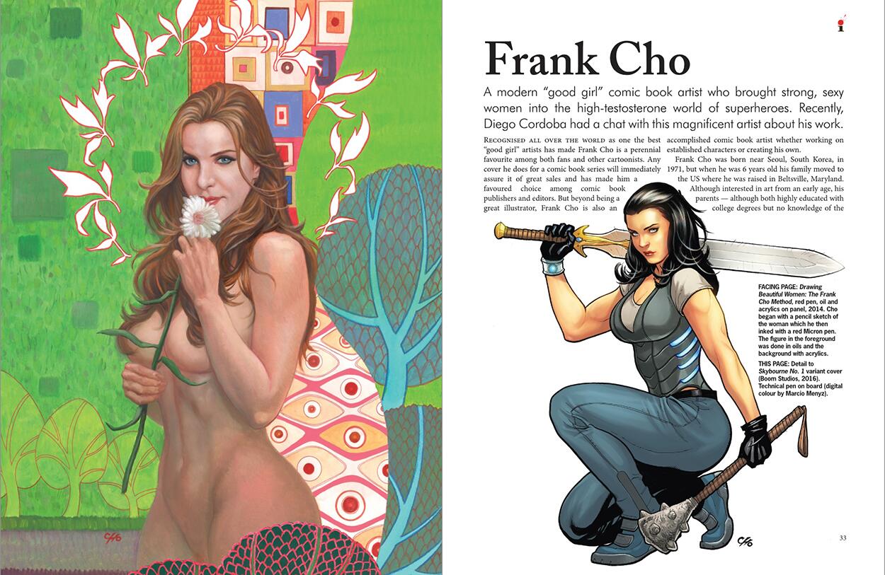 Frank Cho, illustrators issue 49 ONLINE EDITION