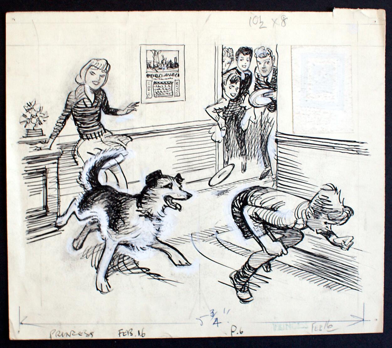 Dog Chase art by Eric Parker