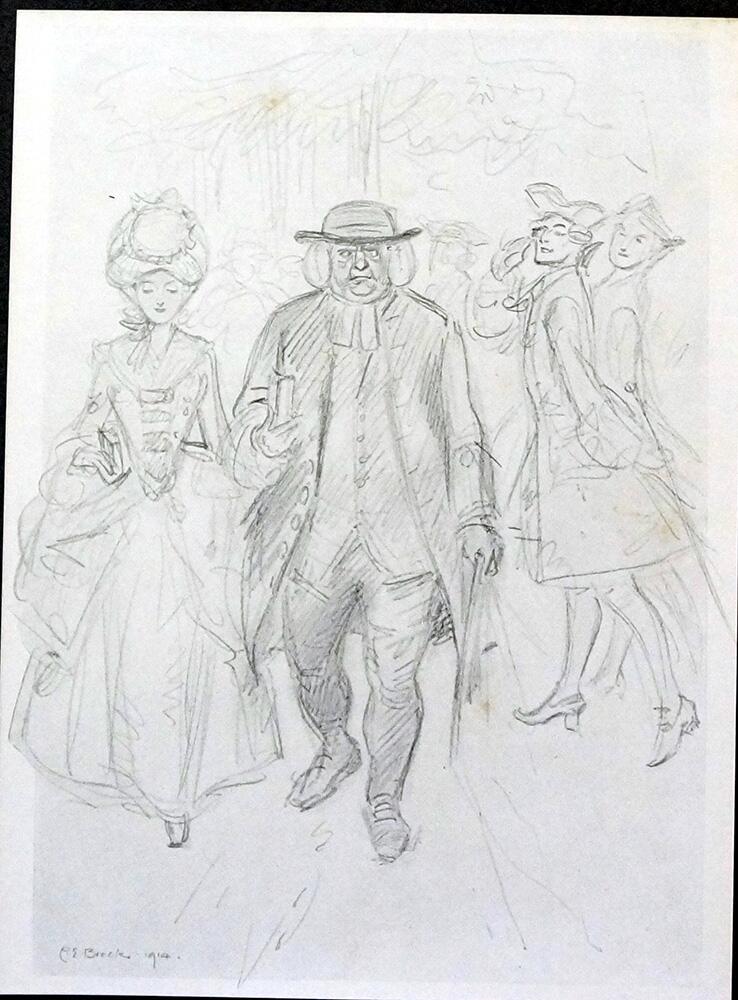 Stage 1 art by Charles Edmund Brock