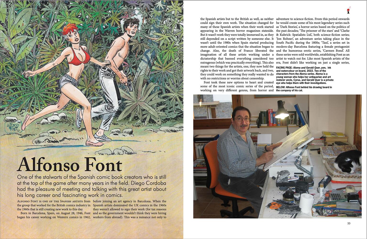 Alfonso Font, illustrators issue 51 ONLINE EDITION