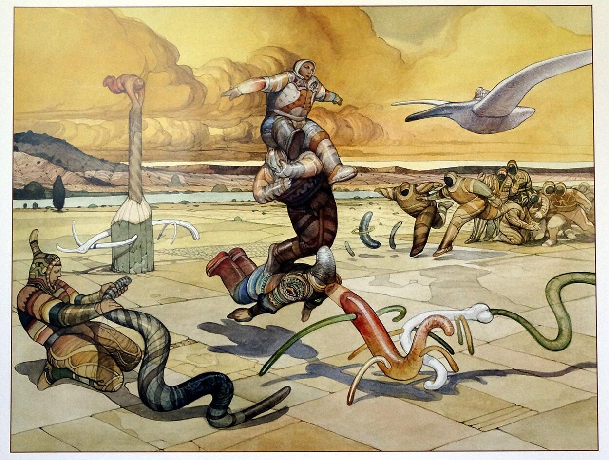 The Crazy Wind art by Moebius (Jean Giraud)