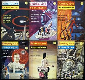 Fantasy & Science Fiction: 1966 - Volume 31, #1 - #6 (6 issues)