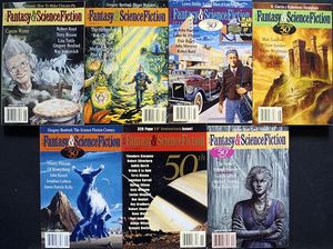 Fantasy & Science Fiction: 1999 - Volume 96, #1 & #4 & Volume 97, #1 - 6 (7 issues)