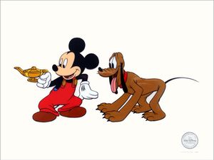 Mickey & Pluto 2 'Pluto's Dream House' 1940 art by Disney Studio