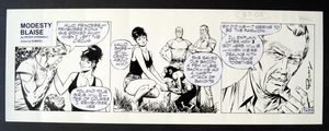 Modesty Blaise Daily Strip #7495 art by Enric Badia Romero