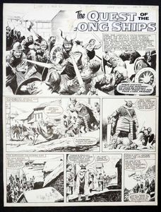 Karl The Viking: 1st August 1964 art by Don Lawrence