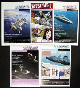Andersonic Fanzine (5 issues) by Gerry and Sylvia Anderson et al