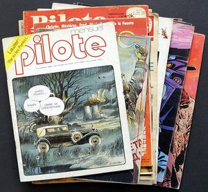 Pilote Magazines (45 issues) & 'The Pilot Years: 1959-1989' (Book)
