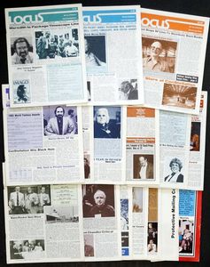 Locus: The Magazine of The Science Fiction & Fantasy Field (16 ISSUES) by Various