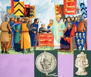 King John Signs the Magna Carta art by Dan Escott