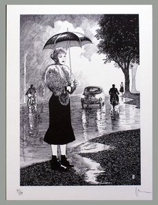 Le Notti di Cabiria (Fellini) art by Milo Manara