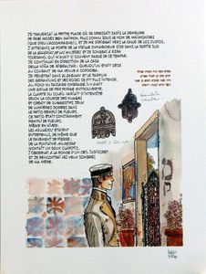 Corto Maltese in Spain art by Hugo Pratt