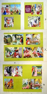 The Sleeping Beauty (THREE pages) art by Severino Baraldi