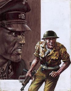 War Picture Library cover #189  'The Silent Witness' art by Stefan Barany