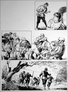 The Prince and the Pauper - In the Country (TWO pages) art by Bill Baker