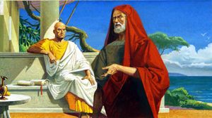 Hannibal and Scipio Africanus art by Severino Baraldi