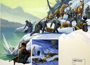 The Treasure of Lake Toplitz art by Severino Baraldi