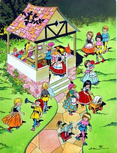 The Toy Shop art by Jesus Blasco