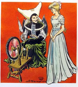 Sleeping Beauty: Spinning The Wheel art by Jesus Blasco
