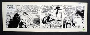Modesty Blaise Daily Strip #5683 art by Neville Colvin