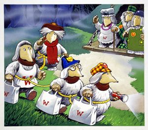 The Wombles: Misty Morning (two boards) art by Jesus Blasco