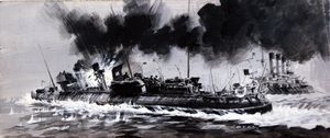 Dreadnought Attack! art by Graham Coton
