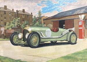 The Bentley art by Graham Coton