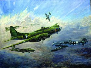 The Memphis Belle art by Graham Coton