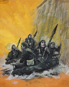 War Picture Library cover #1135  'The Ramparts of Death' art by Graham Coton