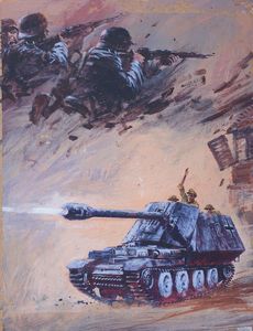 War Picture Library cover #495  'Cold Steel Hot Lead' art by Graham Coton